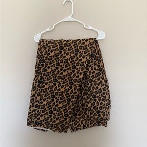 Lucy & Yak Leopard Print Wide Leg Pants